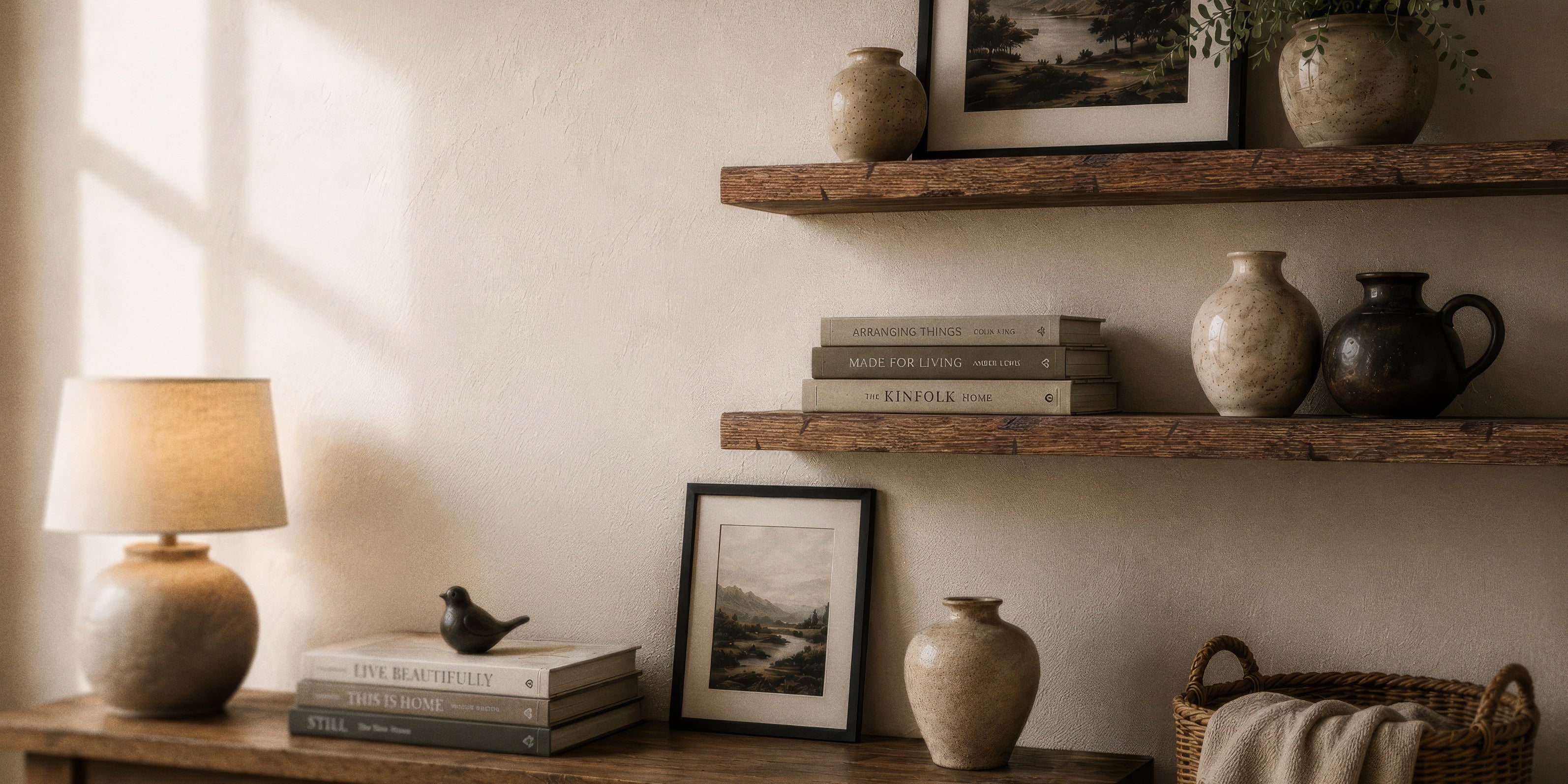 Handcrafted Floating Shelves — Made in the USA