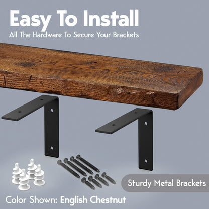 Rustic Shelves Rustic Wood Shelf Heavy Duty Floating Shelves