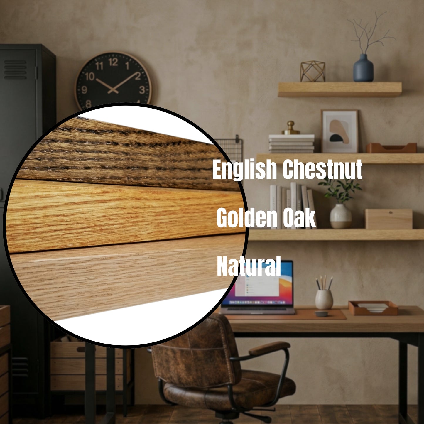 Standard Oak Floating Shelves